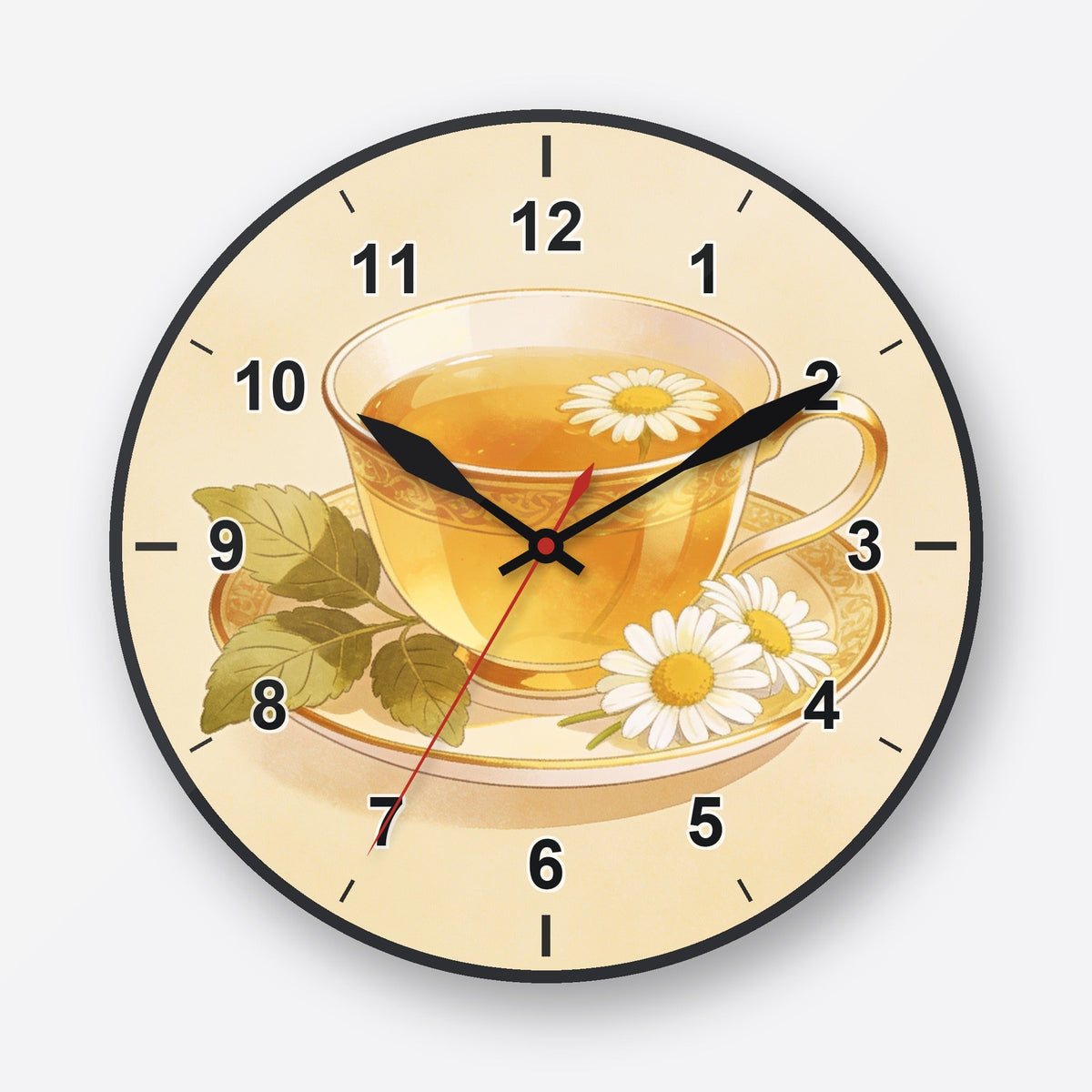 Chamomile Wall Clock My Wall Clock