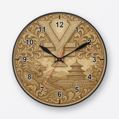 Chinese Yuan Wall Clock My Wall Clock