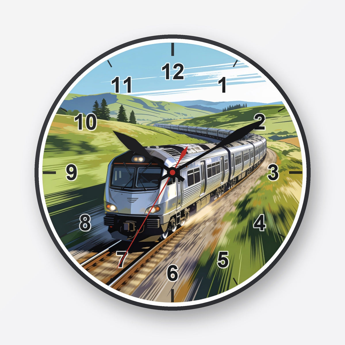 Commuter Rail Wall Clock My Wall Clock