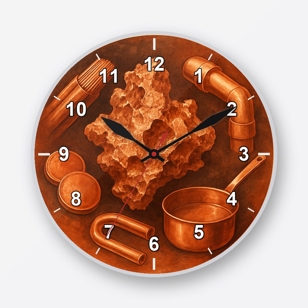 Copper Wall Clock My Wall Clock