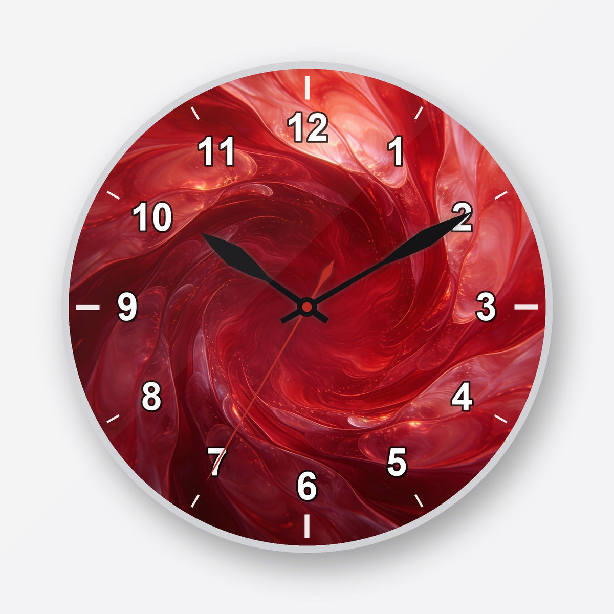 Crimson Wall Clock My Wall Clock