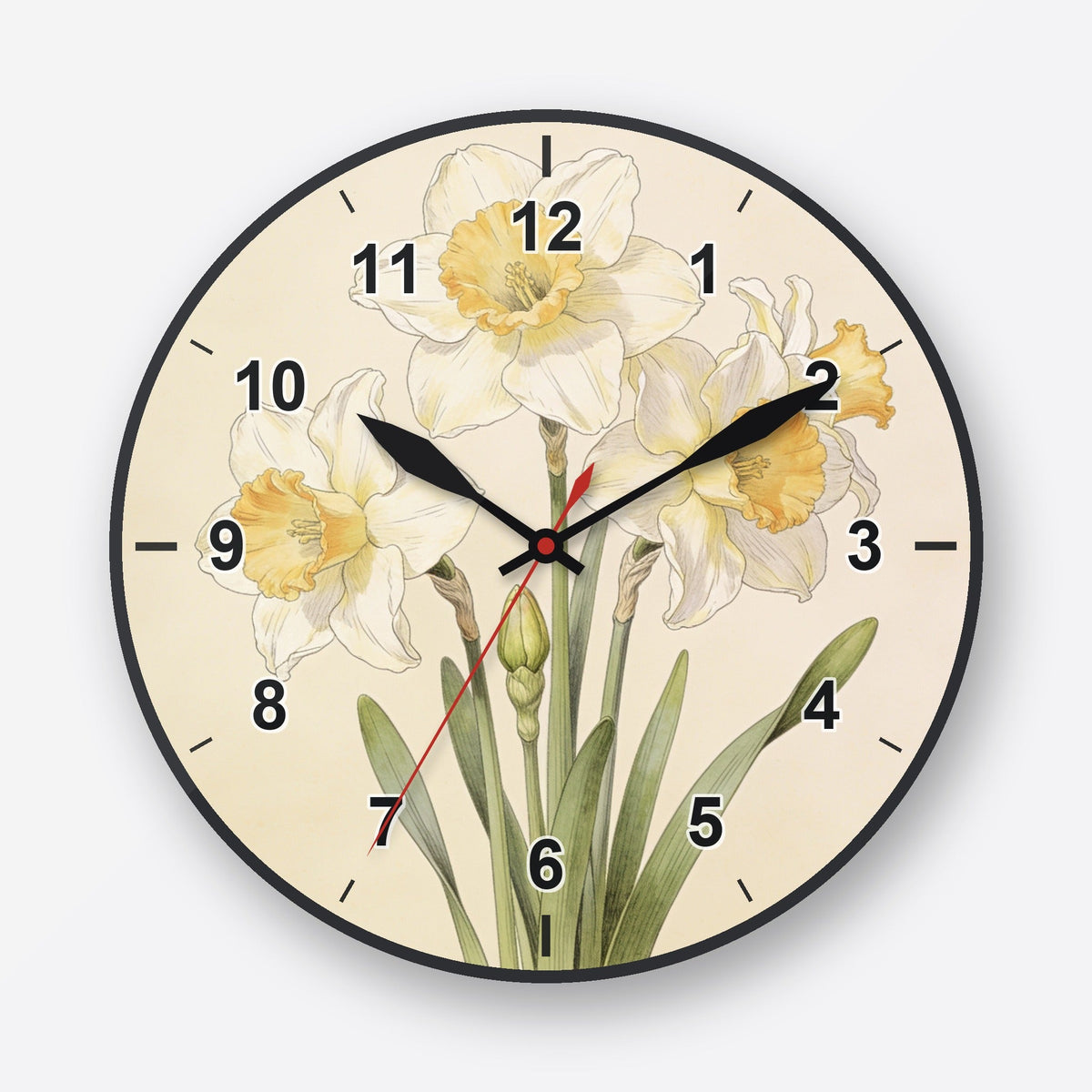 Daffodil Wall Clock My Wall Clock