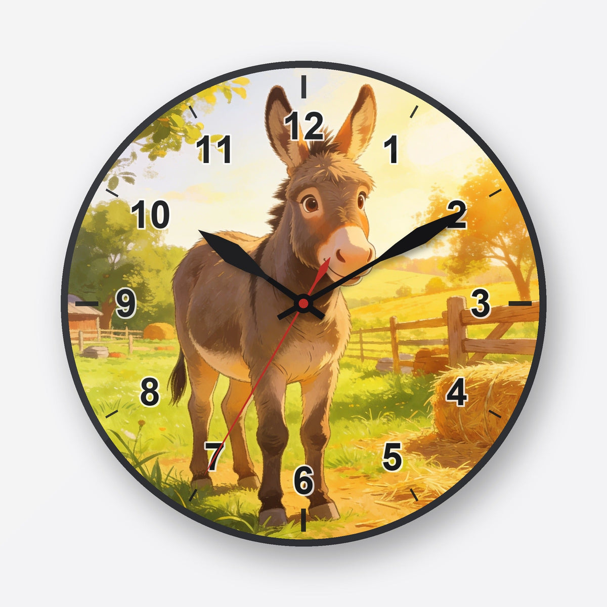 Donkey Wall Clock My Wall Clock