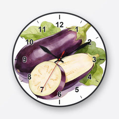 Eggplant Wall Clock My Wall Clock