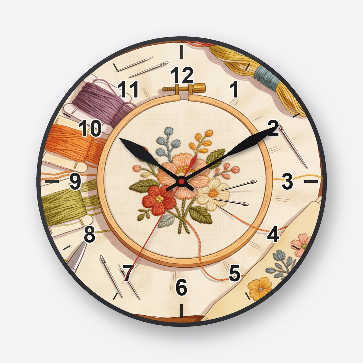Embroidery Wall Clock My Wall Clock