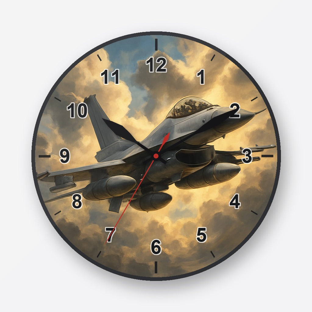 F-16 Fighter Wall Clock My Wall Clock