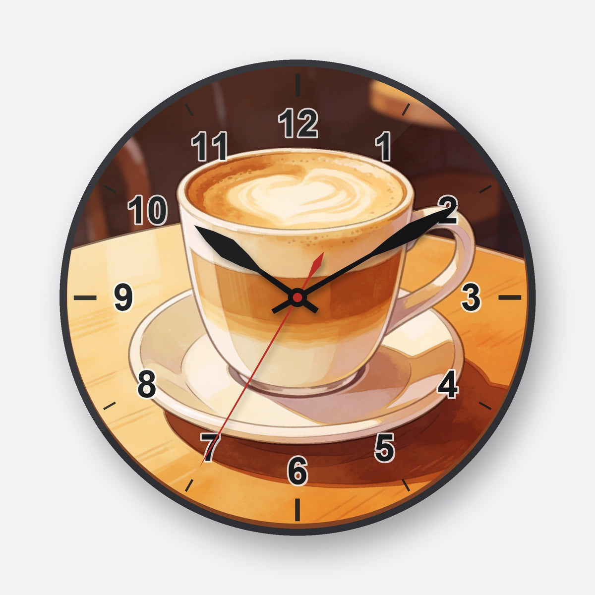 Flat White Wall Clock My Wall Clock
