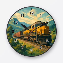 Freight Train Wall Clock My Wall Clock