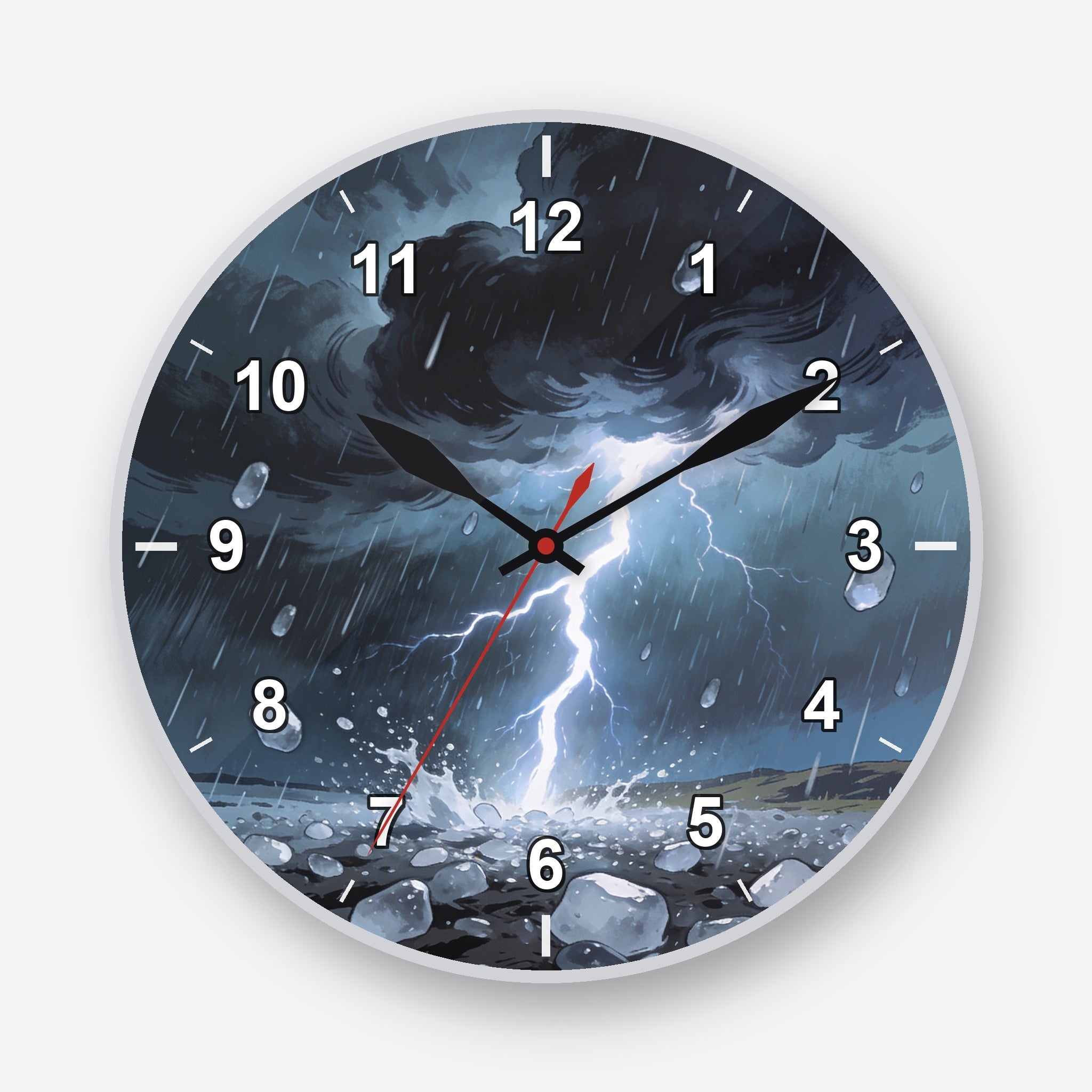 Hailstorm Wall Clock My Wall Clock