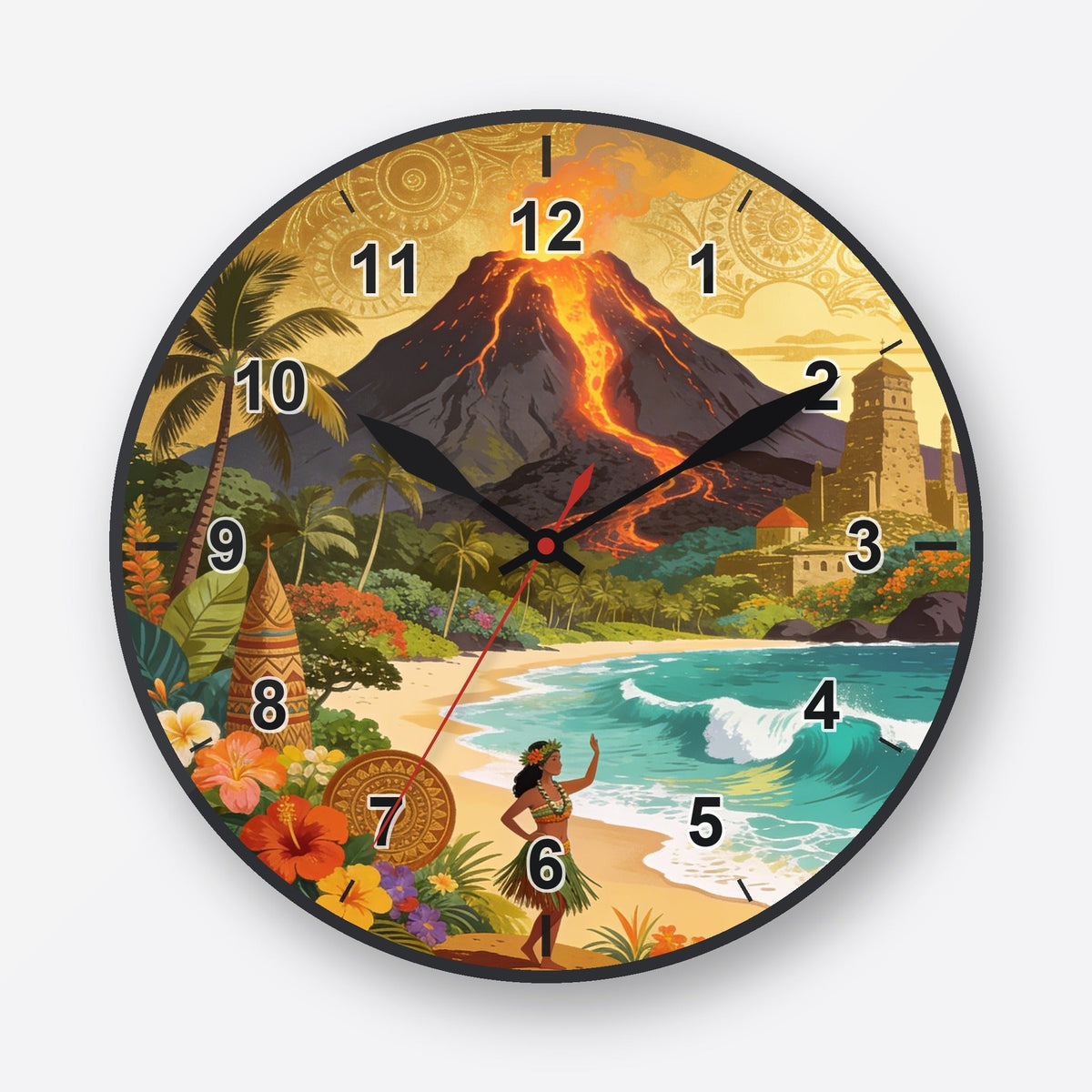 Hawaii Wall Clock My Wall Clock
