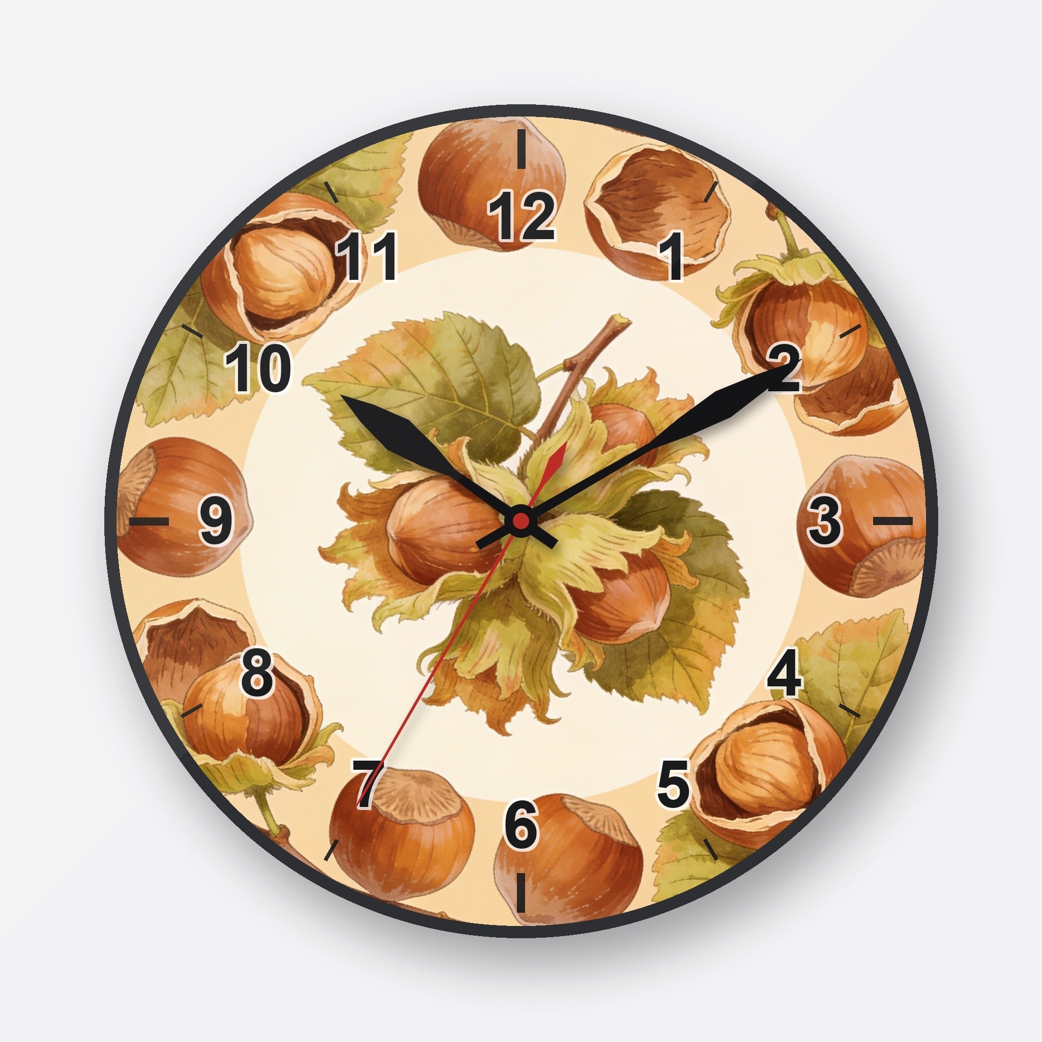 Hazelnut Wall Clock My Wall Clock