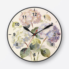 Hydrangea Wall Clock My Wall Clock