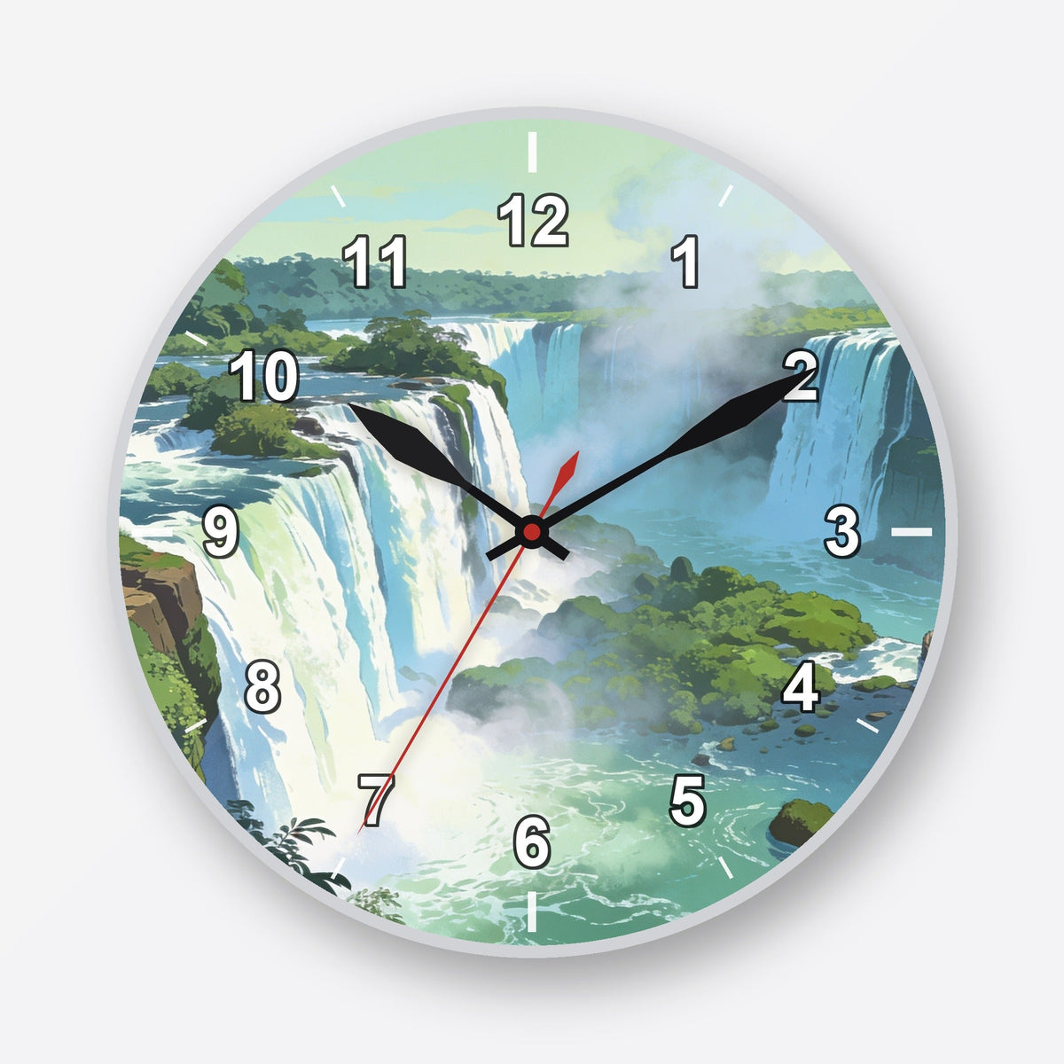 Iguazu Falls Wall Clock My Wall Clock