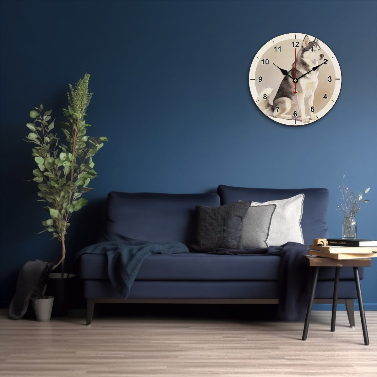Siberian Husky Wall Clock My Wall Clock
