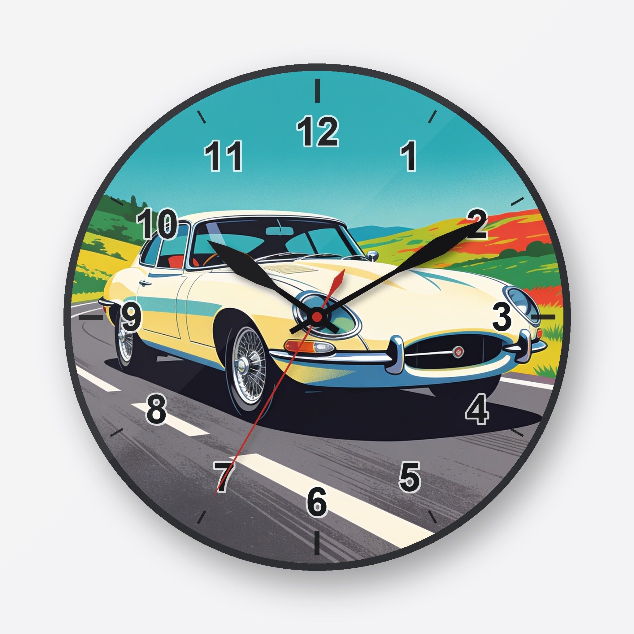 Jaguar E-Type Wall Clock My Wall Clock