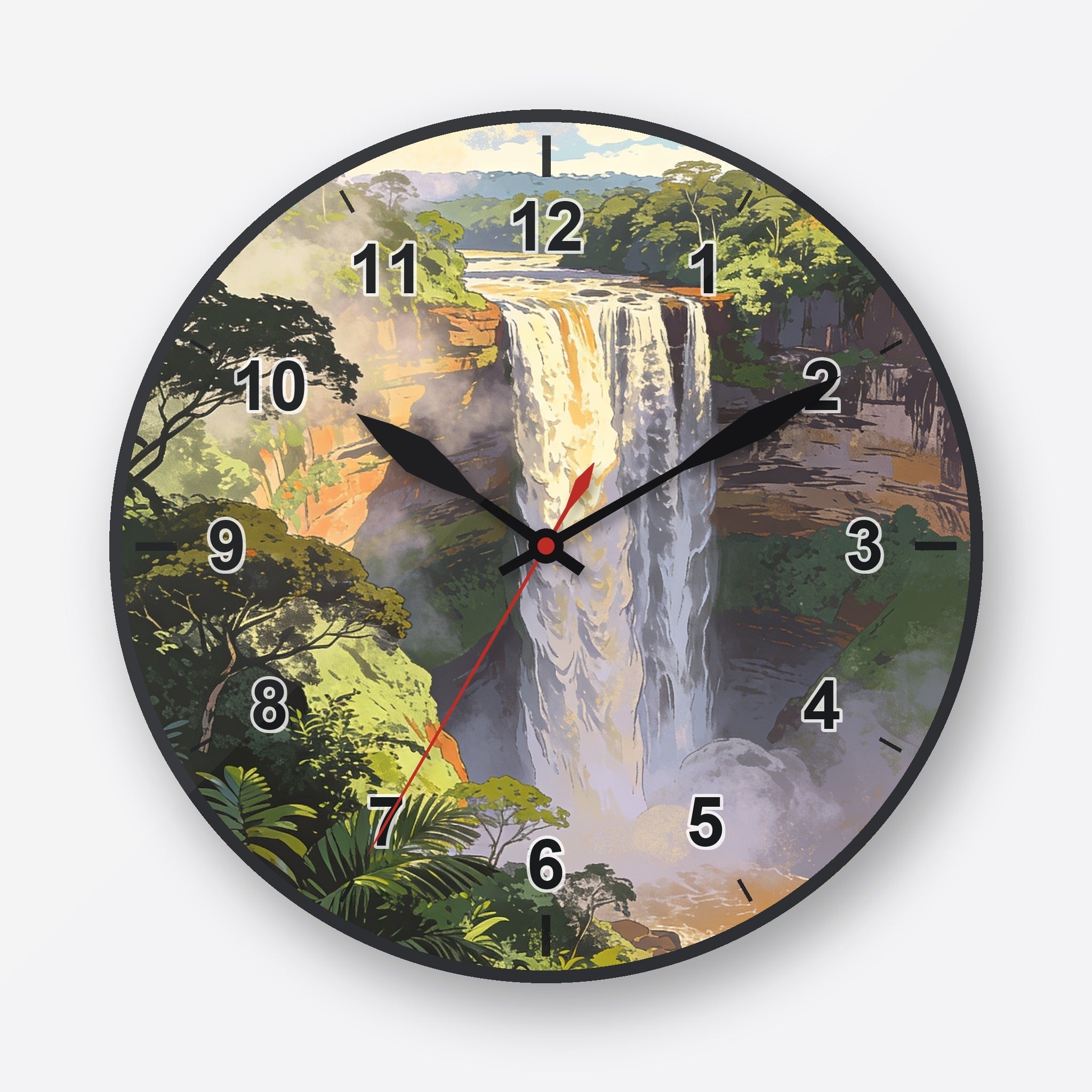 Kaieteur Falls Wall Clock My Wall Clock