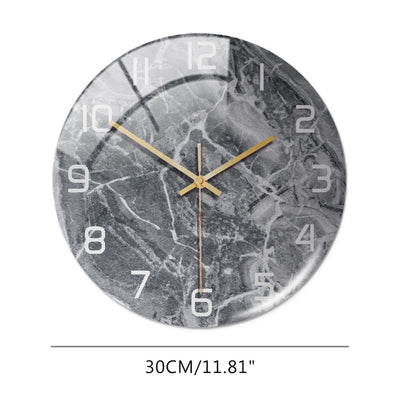 Marble Effect Wall Clock My Wall Clock