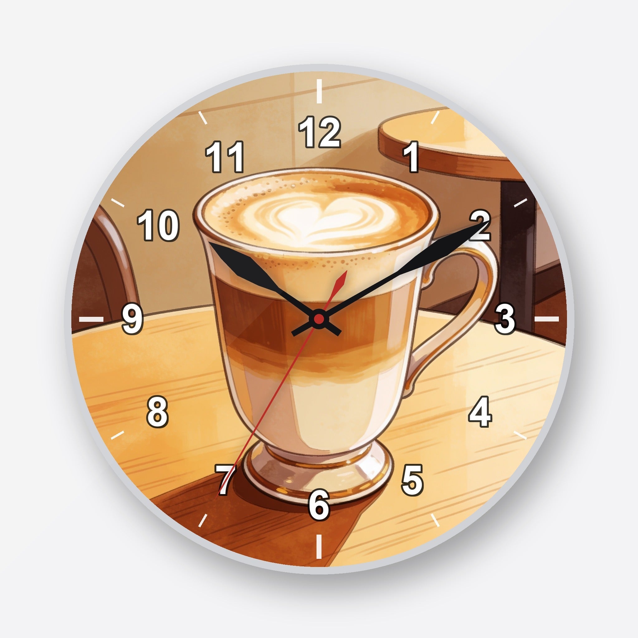 Latte Wall Clock My Wall Clock