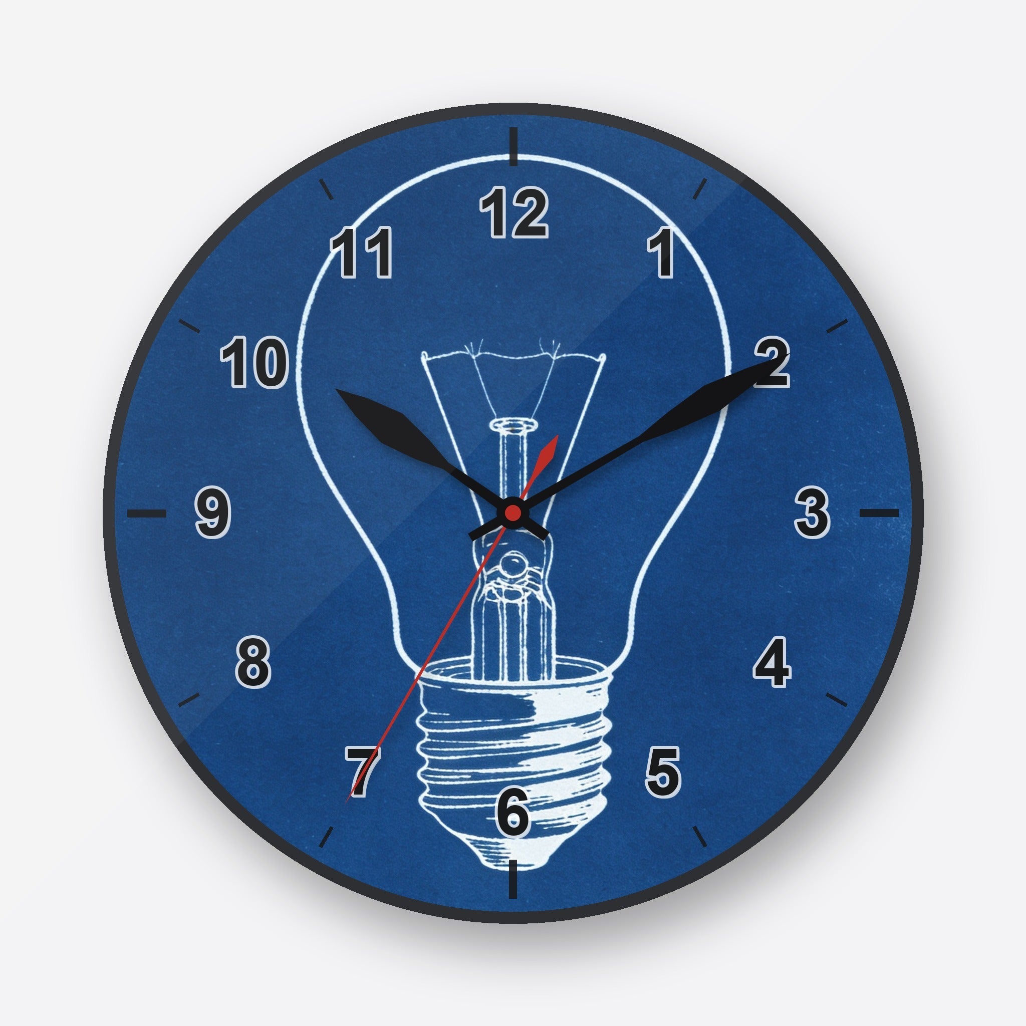 Lightbulb Wall Clock My Wall Clock