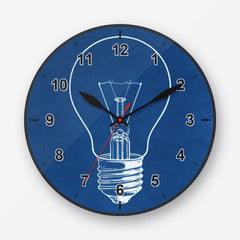 Lightbulb Wall Clock My Wall Clock
