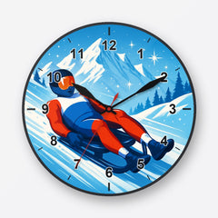 Luge Wall Clock My Wall Clock