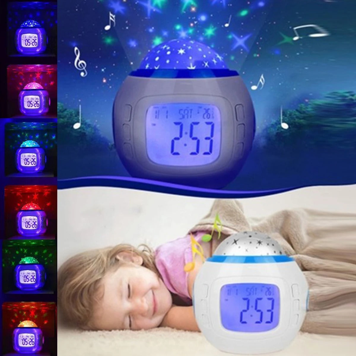 STAR PROJECTOR ALARM CLOCK My Wall Clock