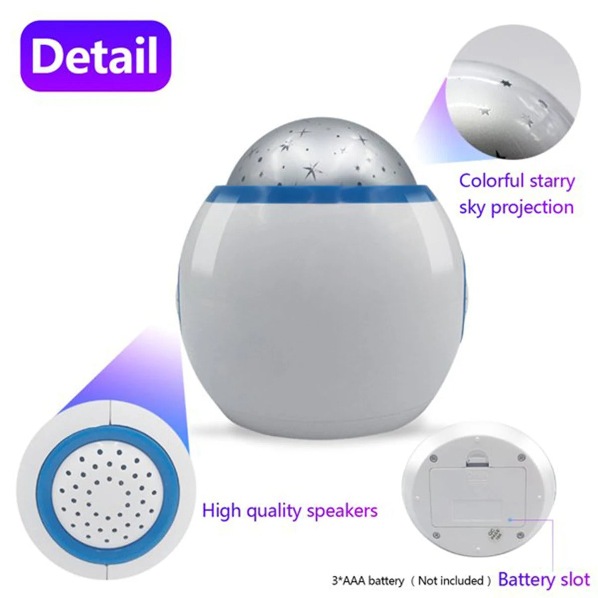 STAR PROJECTOR ALARM CLOCK My Wall Clock