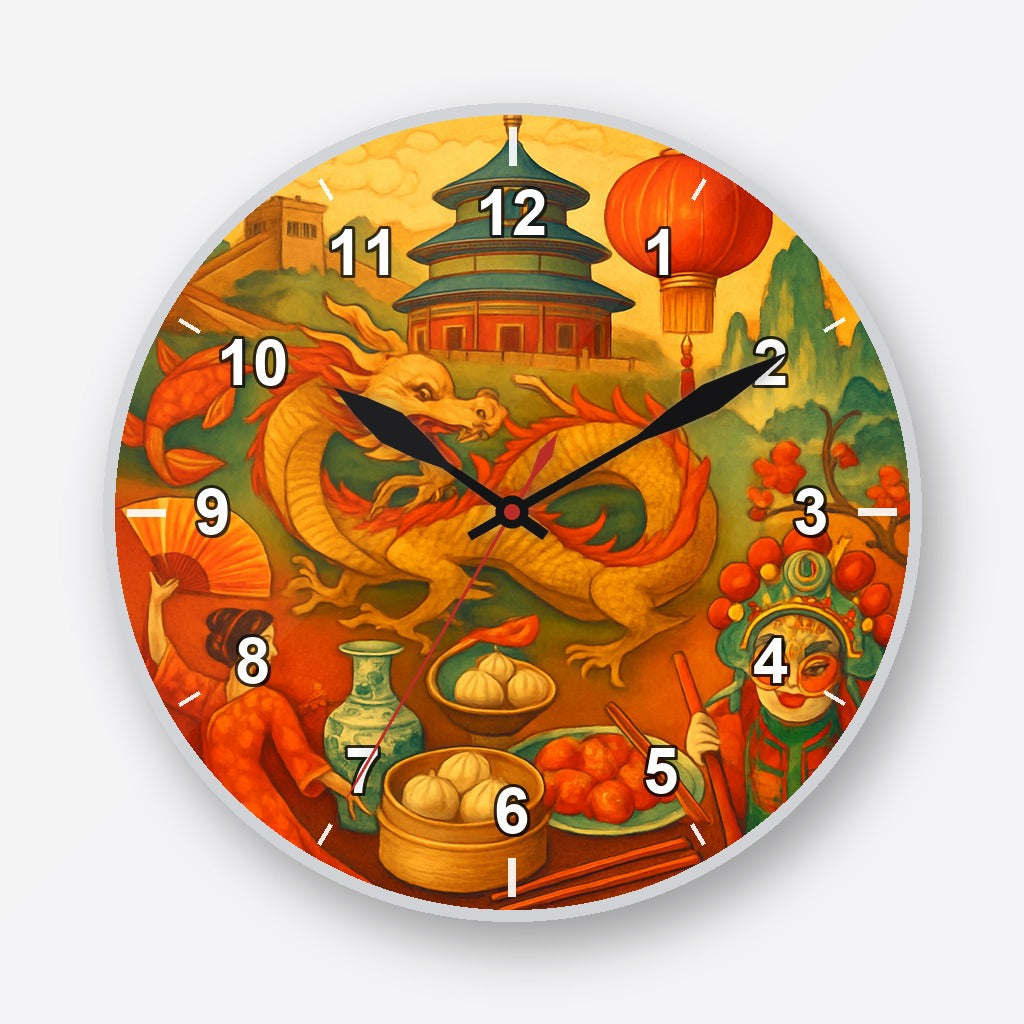 Mandarin Wall Clock My Wall Clock
