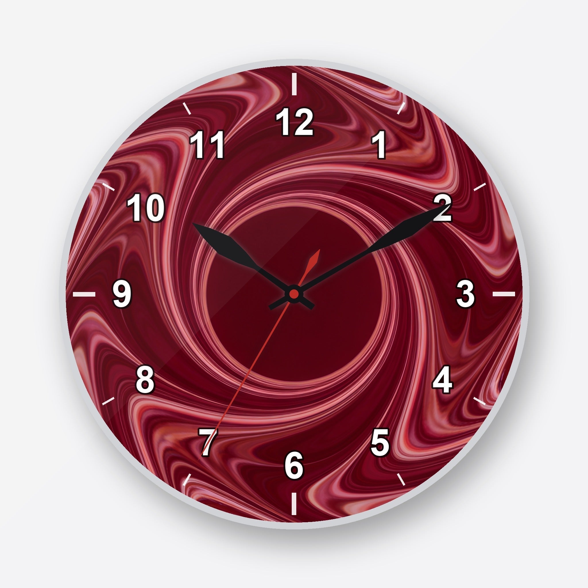 Maroon Wall Clock My Wall Clock
