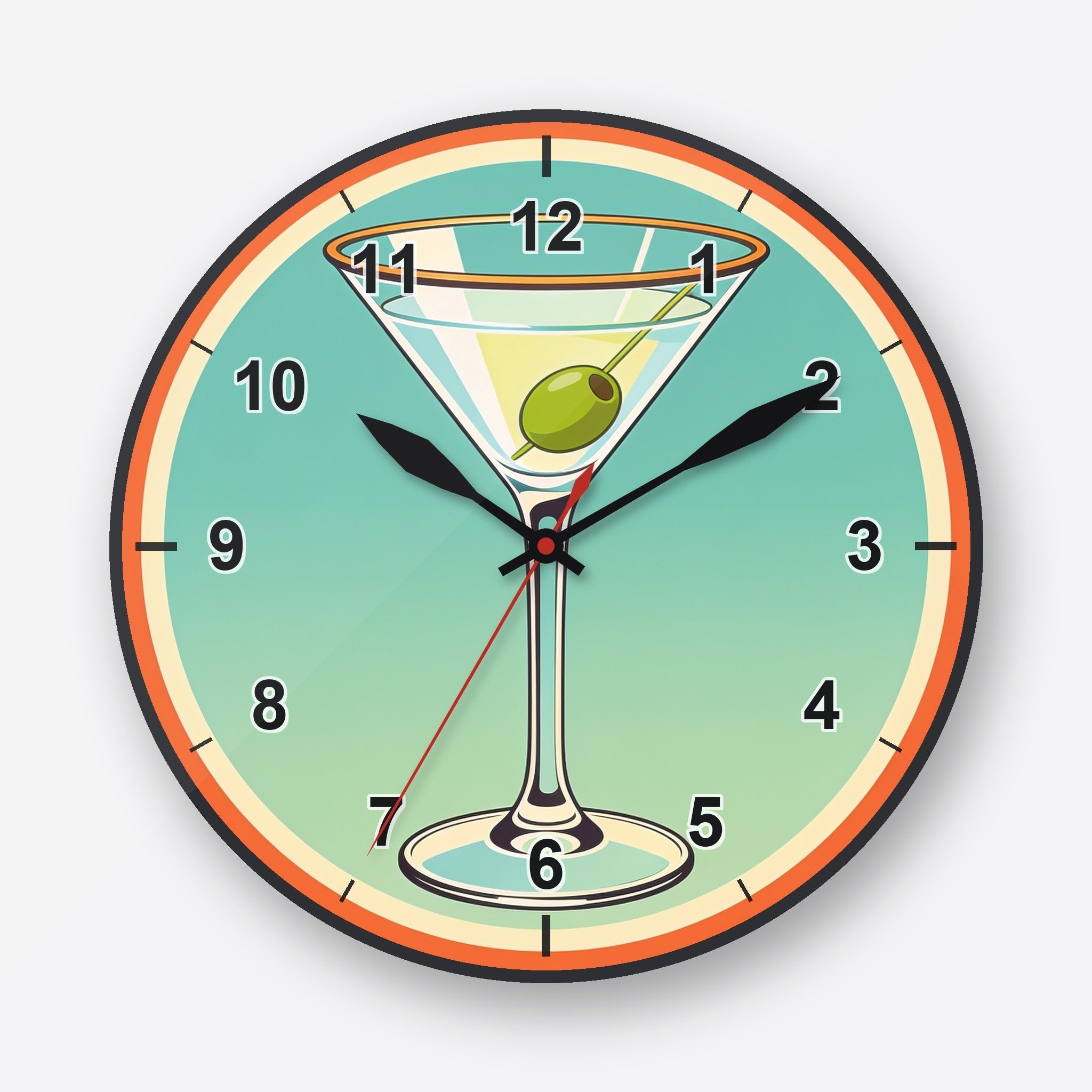 Martini Wall Clock My Wall Clock