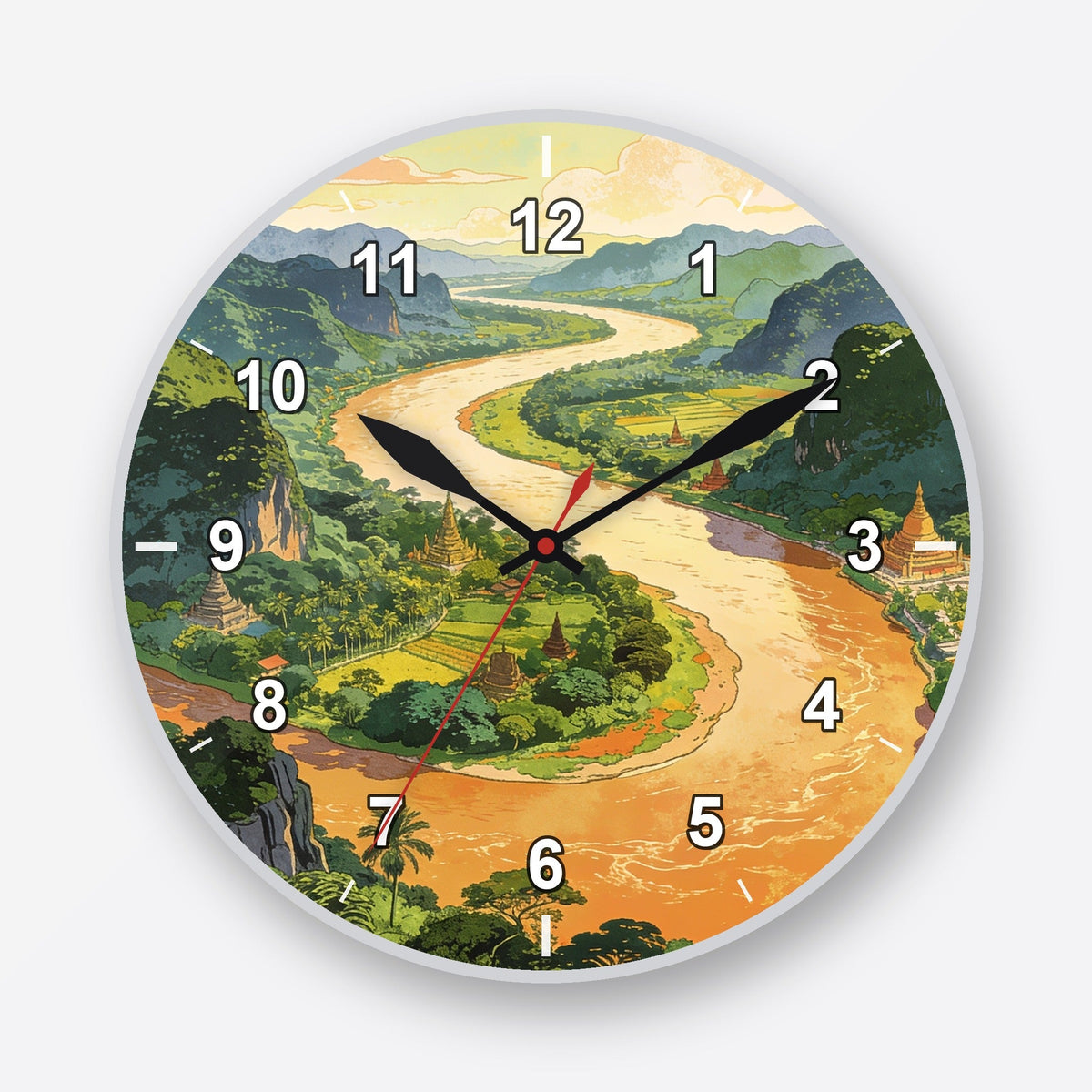 Mekong Wall Clock My Wall Clock
