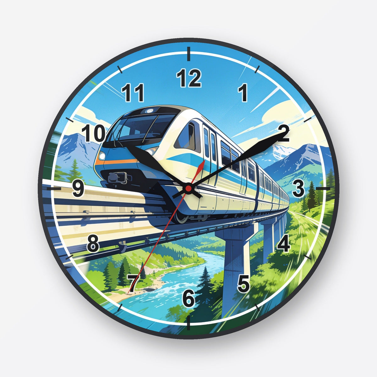 Monorail Wall Clock My Wall Clock