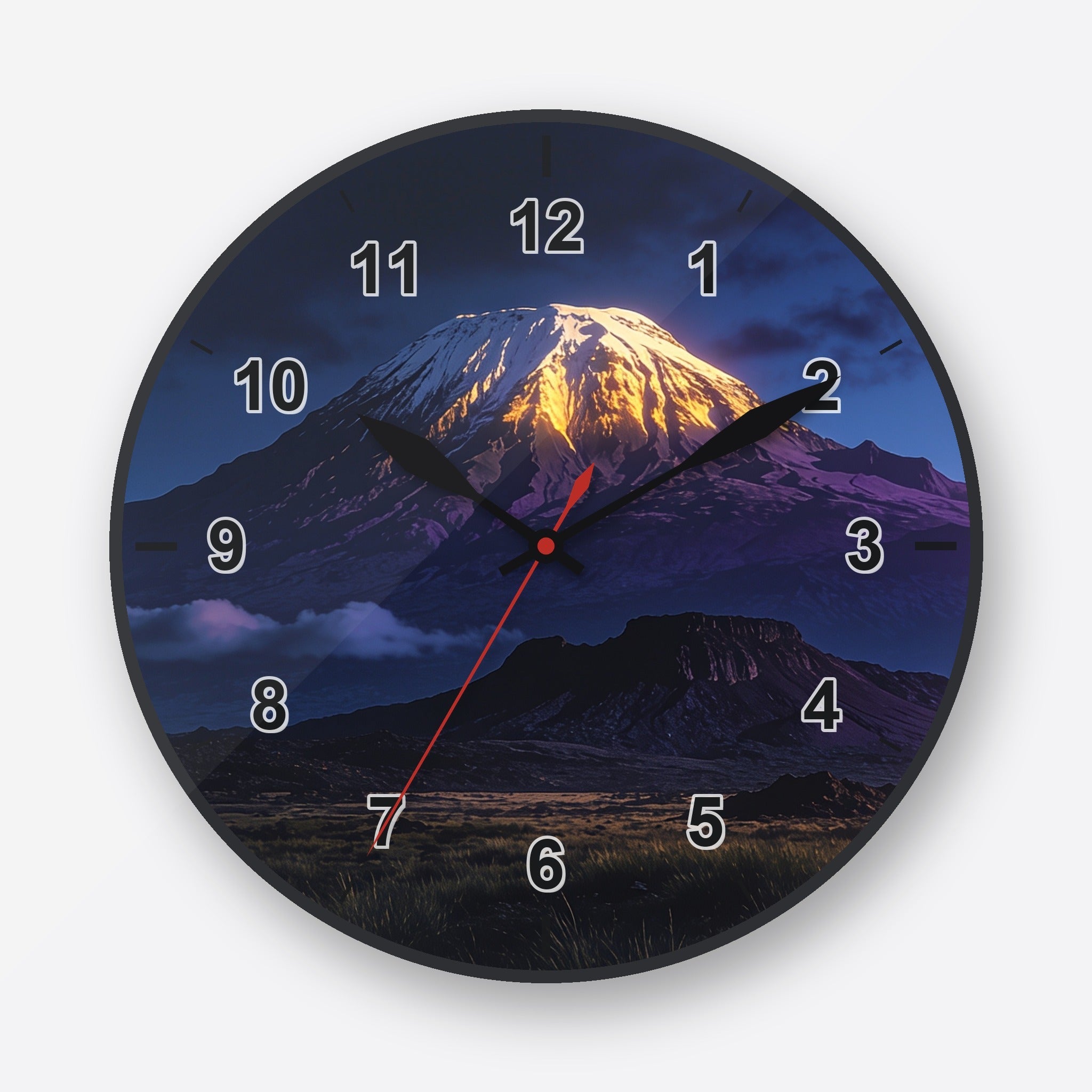 Mount Kilimanjaro Wall Clock My Wall Clock