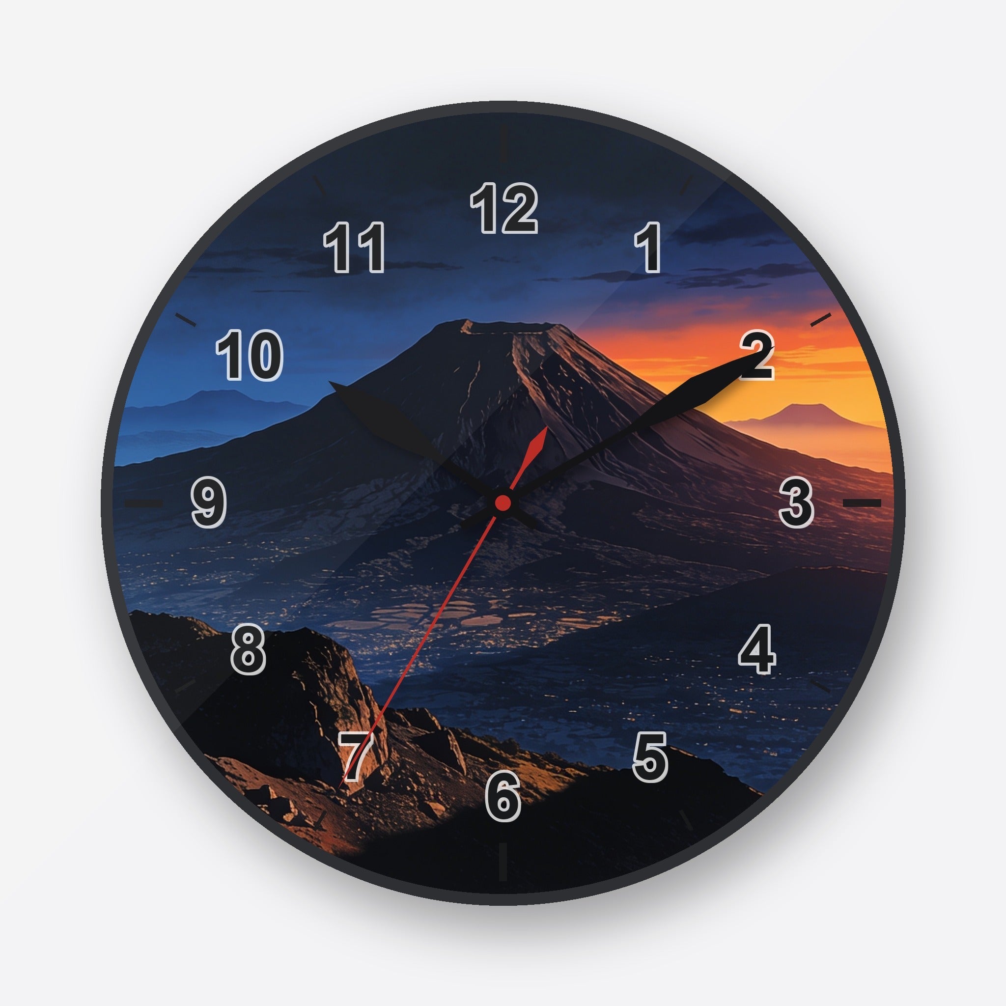 Mount Vesuvius Wall Clock My Wall Clock