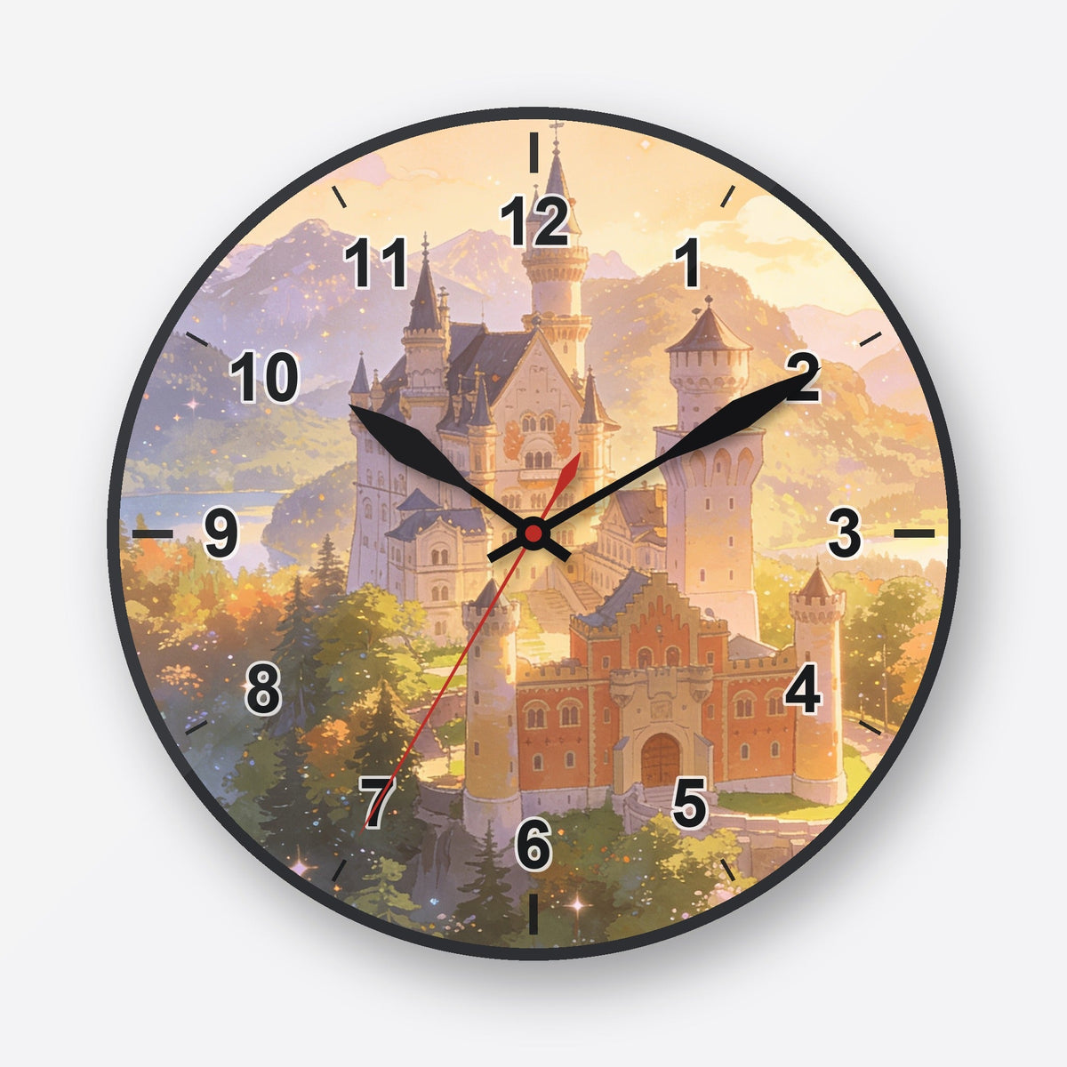 Neuschwanstein Wall Clock My Wall Clock