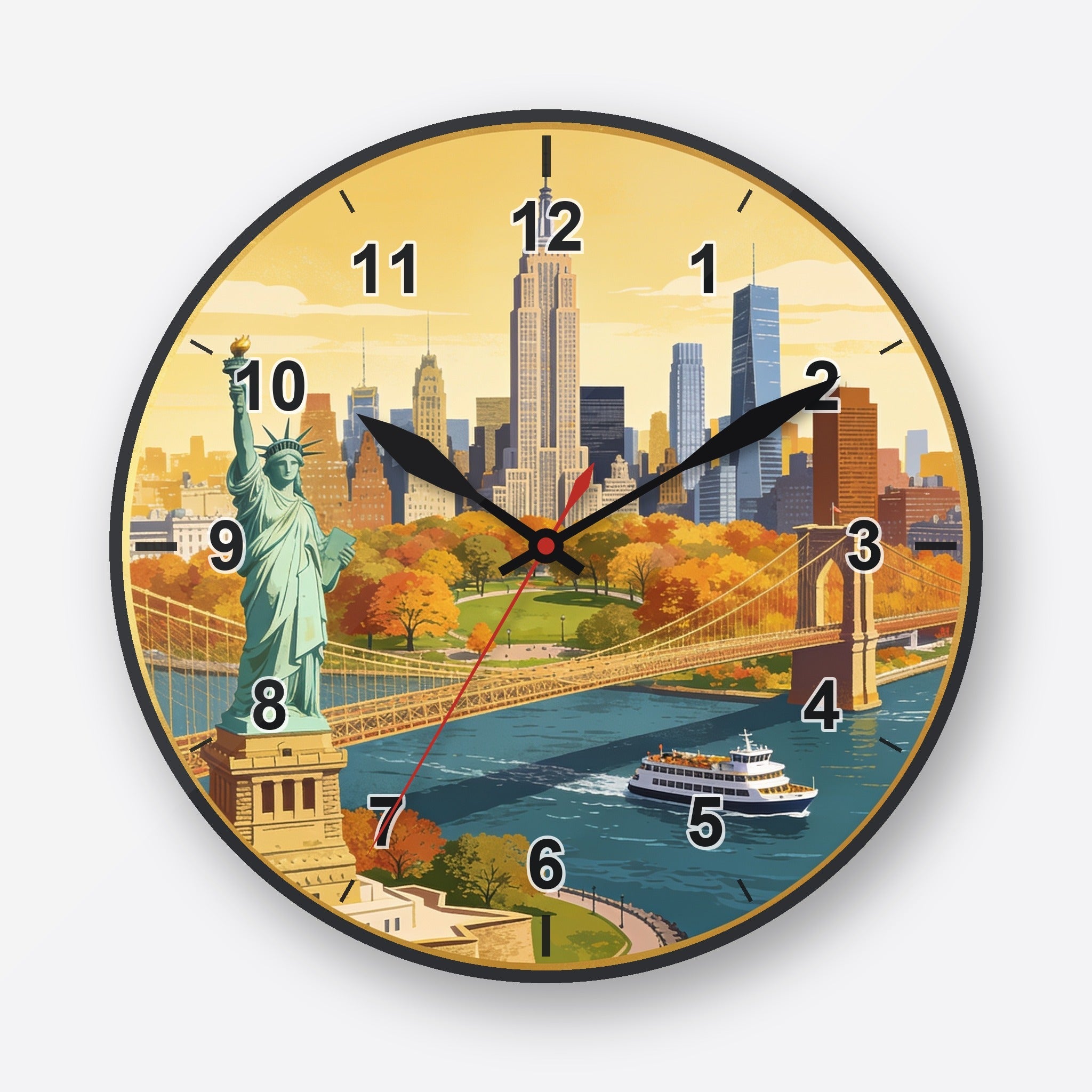 New York Wall Clock My Wall Clock