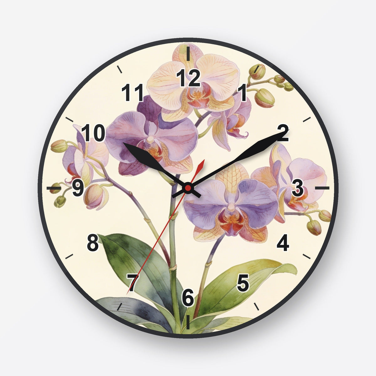 Orchid Wall Clock My Wall Clock
