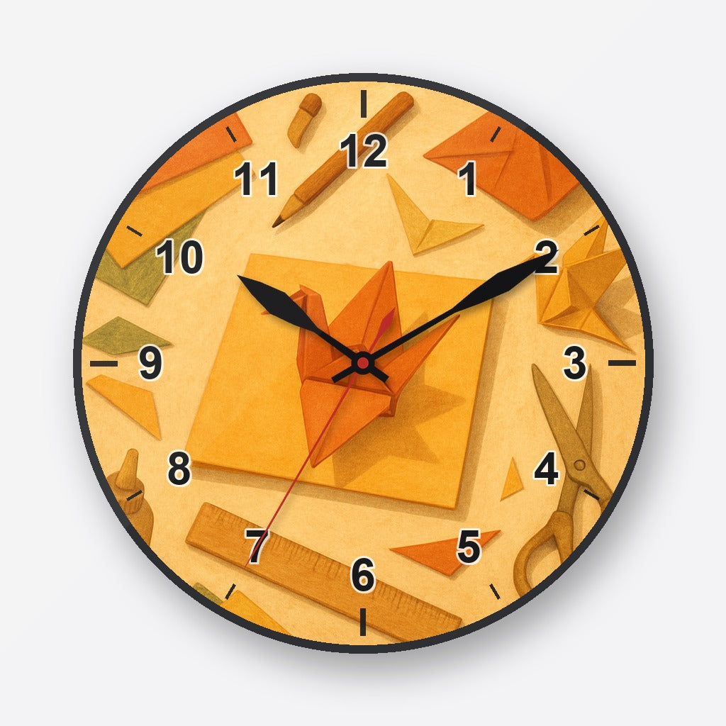 Origami Wall Clock My Wall Clock
