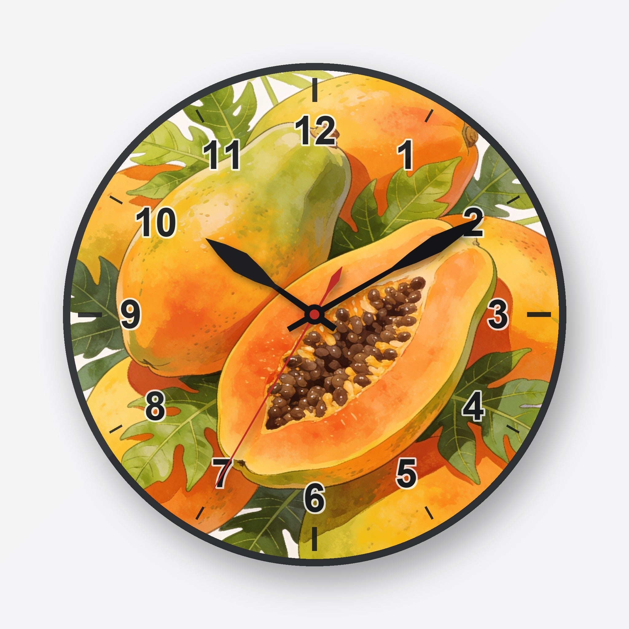 Papaya Wall Clock My Wall Clock