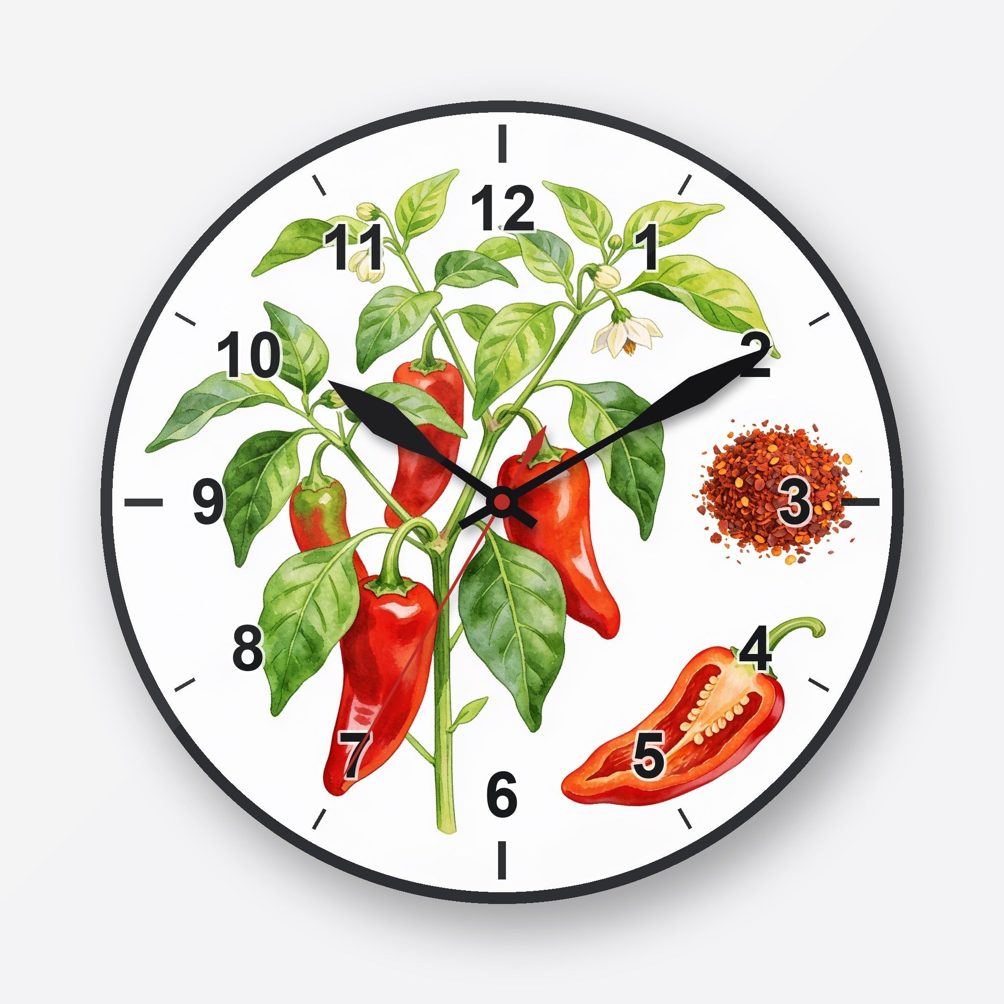 Paprika Wall Clock My Wall Clock