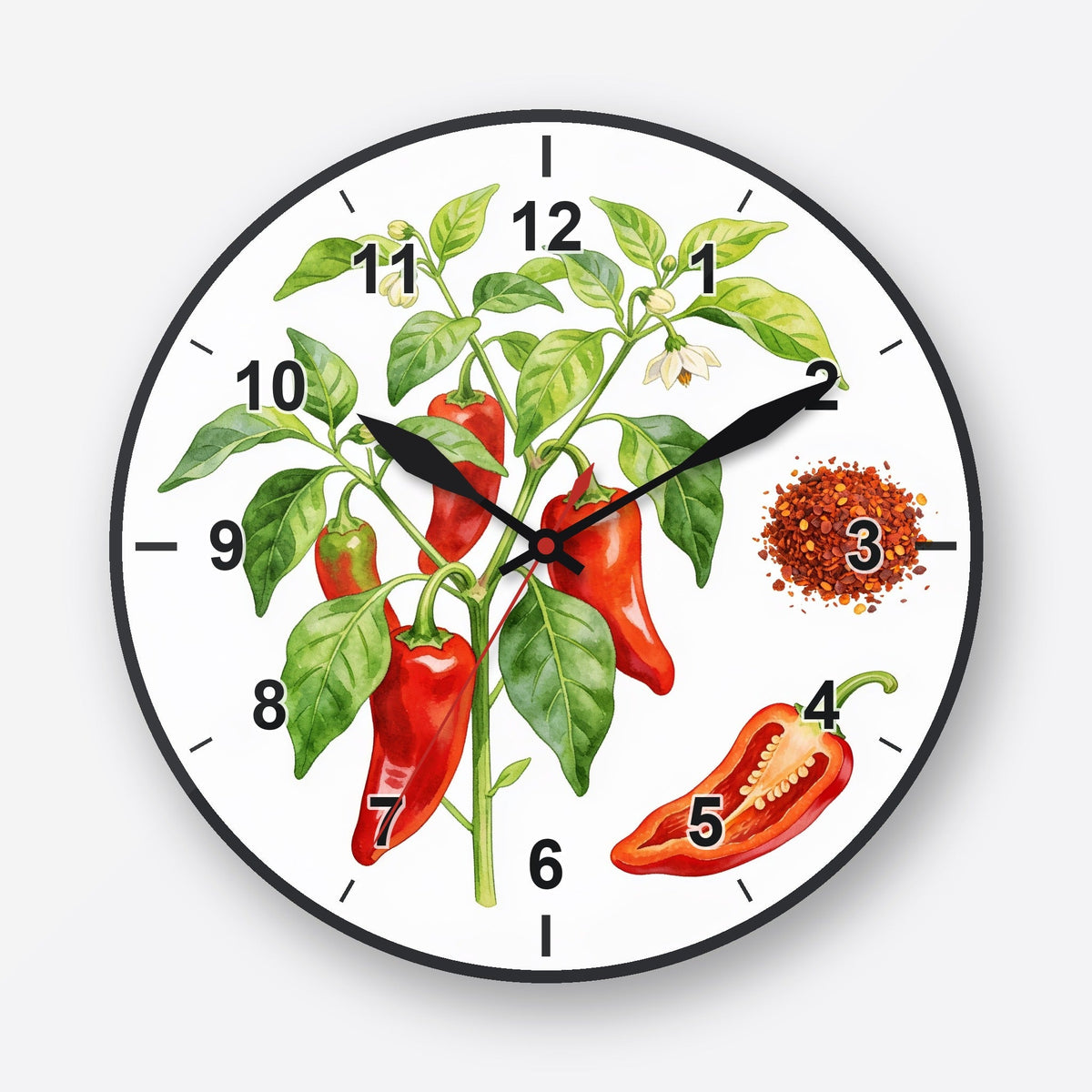 Paprika Wall Clock My Wall Clock