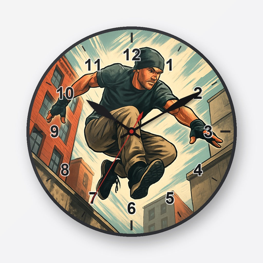 Parkour Wall Clock My Wall Clock