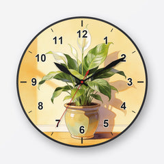 Peace Lily Wall Clock My Wall Clock