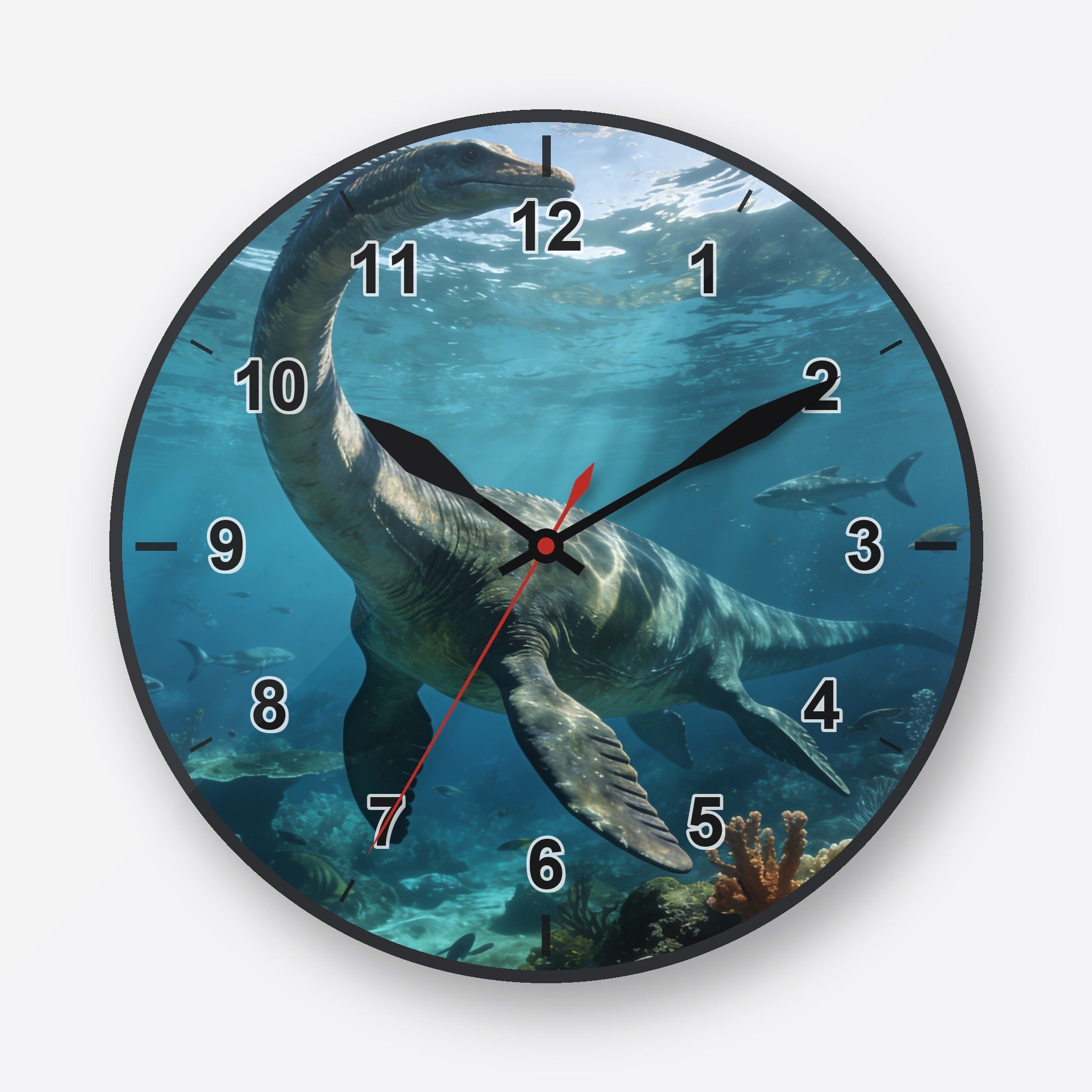 Plesiosaur Wall Clock My Wall Clock