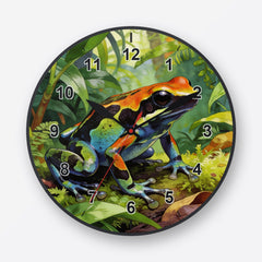 Poison Dart Frog Wall Clock My Wall Clock