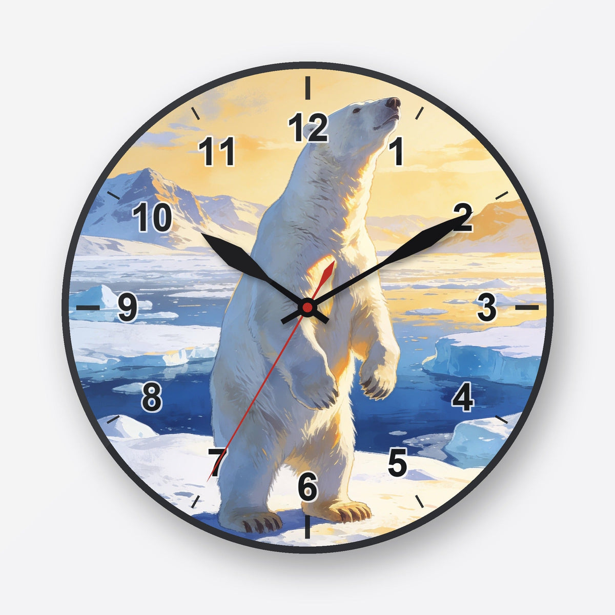 Polar Bear Wall Clock My Wall Clock