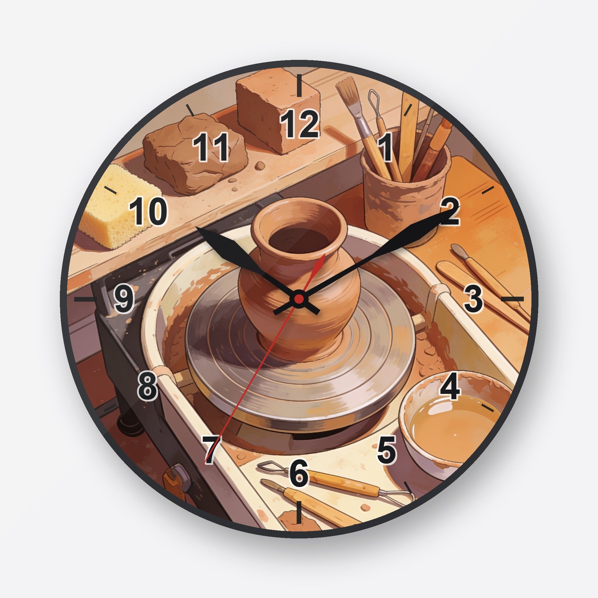 Pottery Wall Clock My Wall Clock