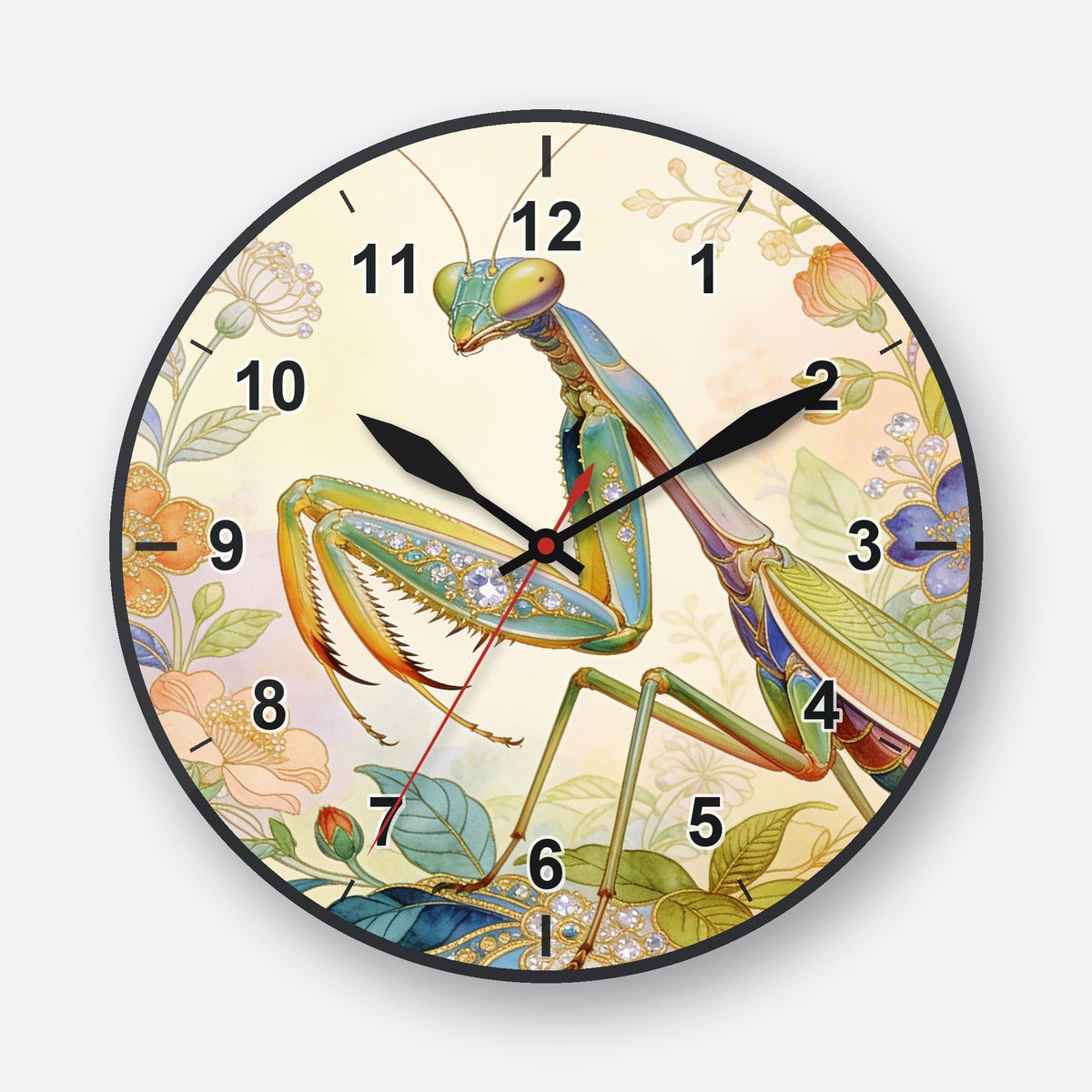 Praying Mantis Wall Clock My Wall Clock