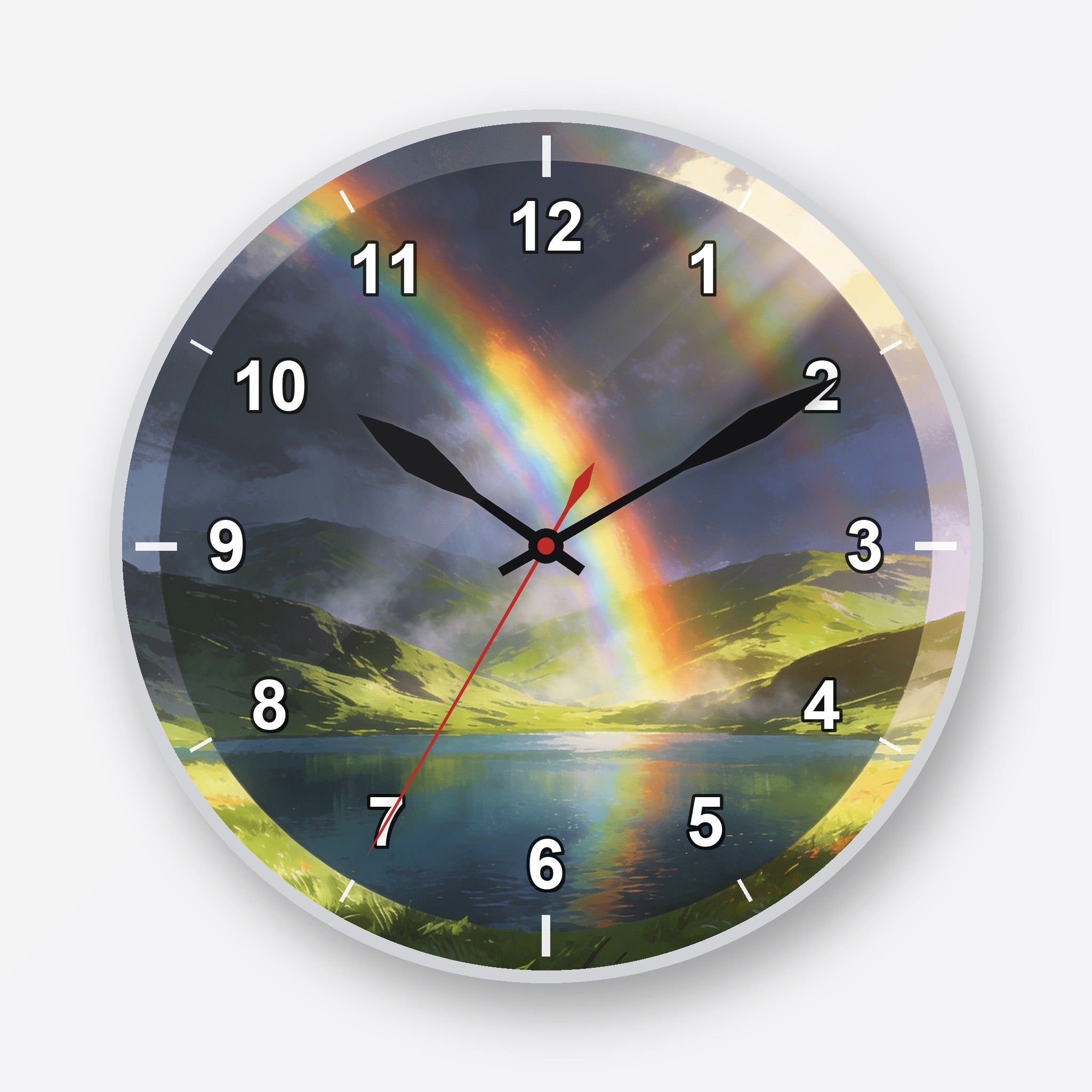 Rainbow Wall Clock My Wall Clock