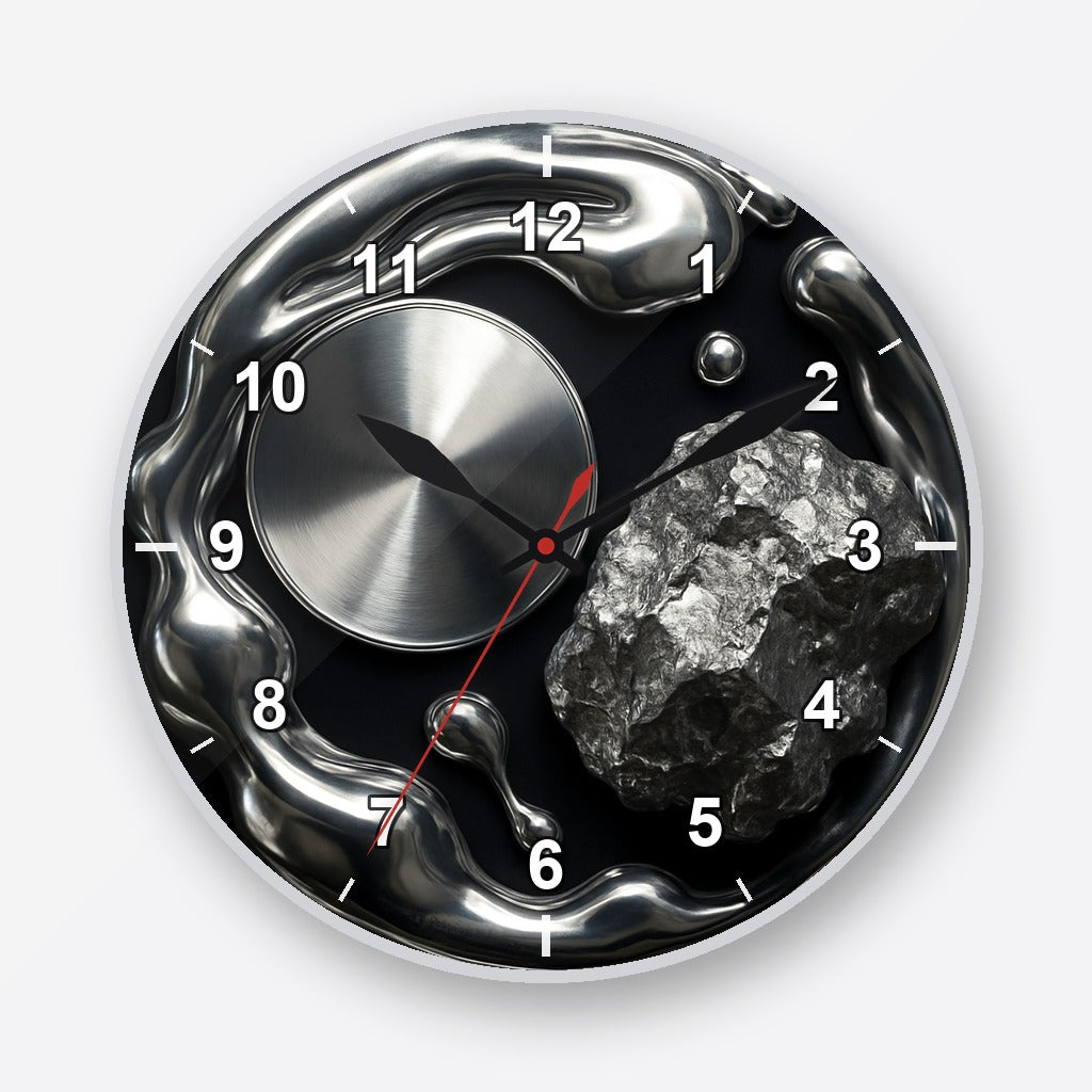 Rhodium Wall Clock My Wall Clock